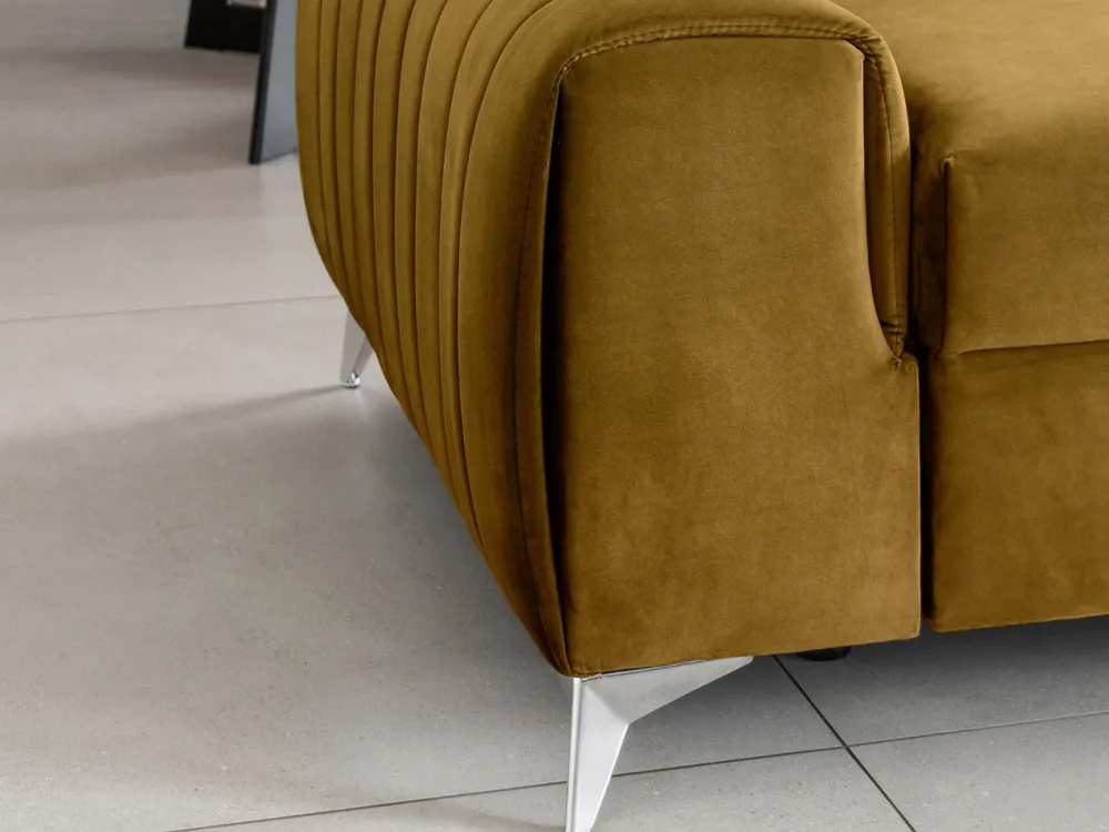 Kanapa z funkcją spania Laurence Nube 45 żółta * Eltap Discount