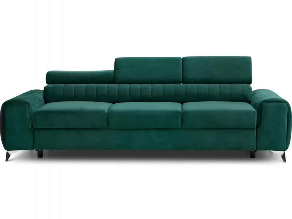 Kanapa z funkcją spania Laurence Nube 35 ciemno zielona * Eltap Discount
