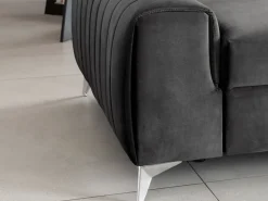 Kanapa z funkcją spania Laurence Nube 5 ciemno szara * Eltap Online