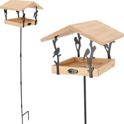 Karmnik dla ptaków ozdobny stojący 131 cm * Esschert Design New