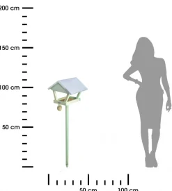 Karmnik dla ptaków stojący do wbicia 113 cm * Esschert Design