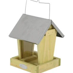 Karmnik dla ptaków wiszący z cynkowym daszkiem 16x22 cm * Esschert Design Sale