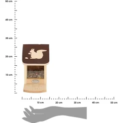 Karmnik dla wiewiórek z okienkiem h20 cm * Esschert Design Outlet