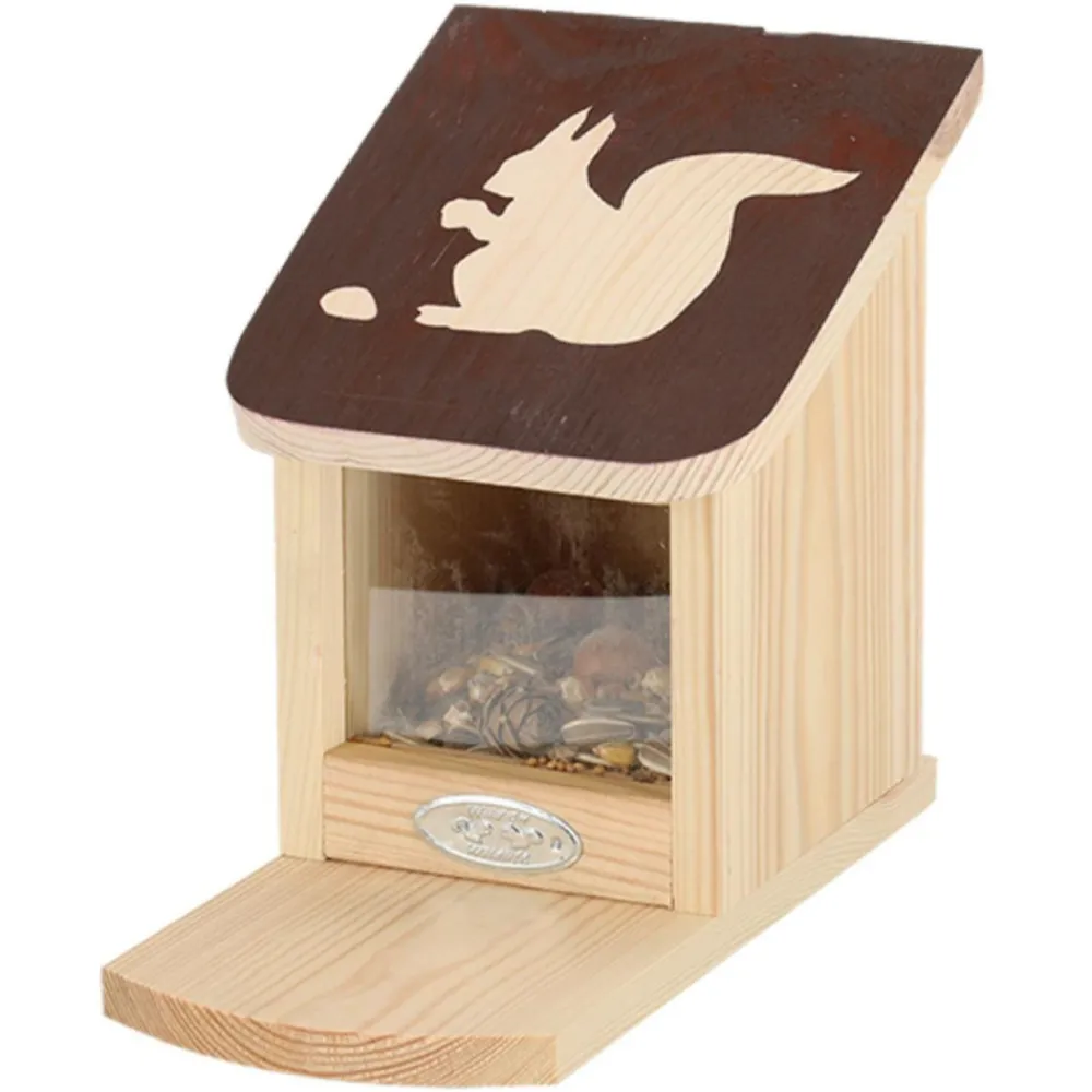 Karmnik dla wiewiórek z okienkiem h20 cm * Esschert Design Outlet