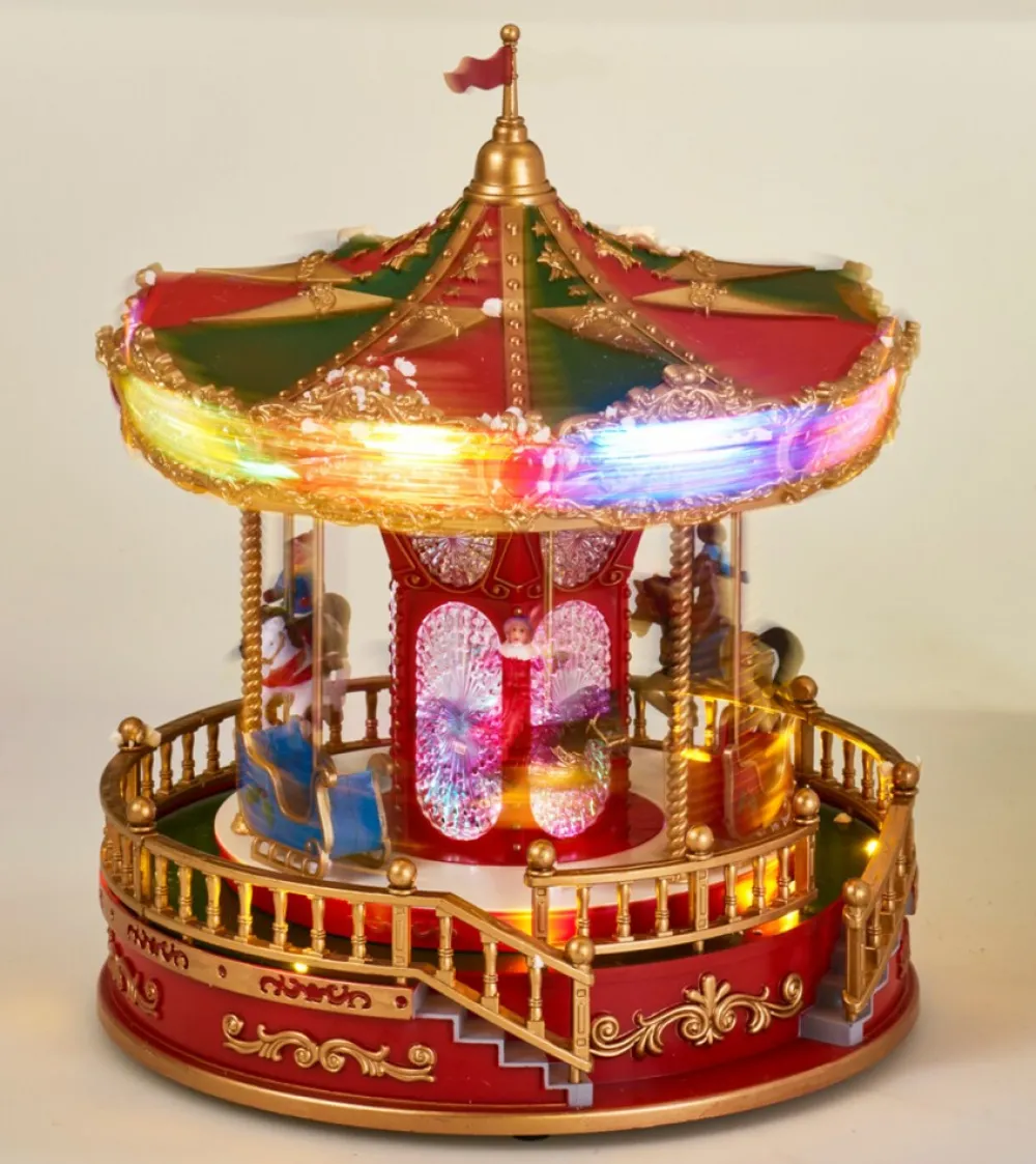 Karuzela świąteczna LED h28 cm * H&S Decoration