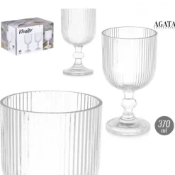 Kieliszek 370 ml prążkowany
