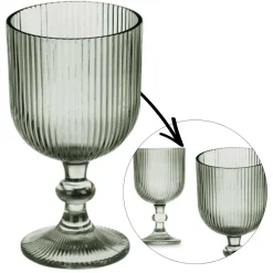 Kieliszek 370 ml prążkowany zielony