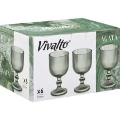 Kieliszek 370 ml prążkowany zielony