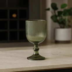 Kieliszek 370 ml prążkowany zielony