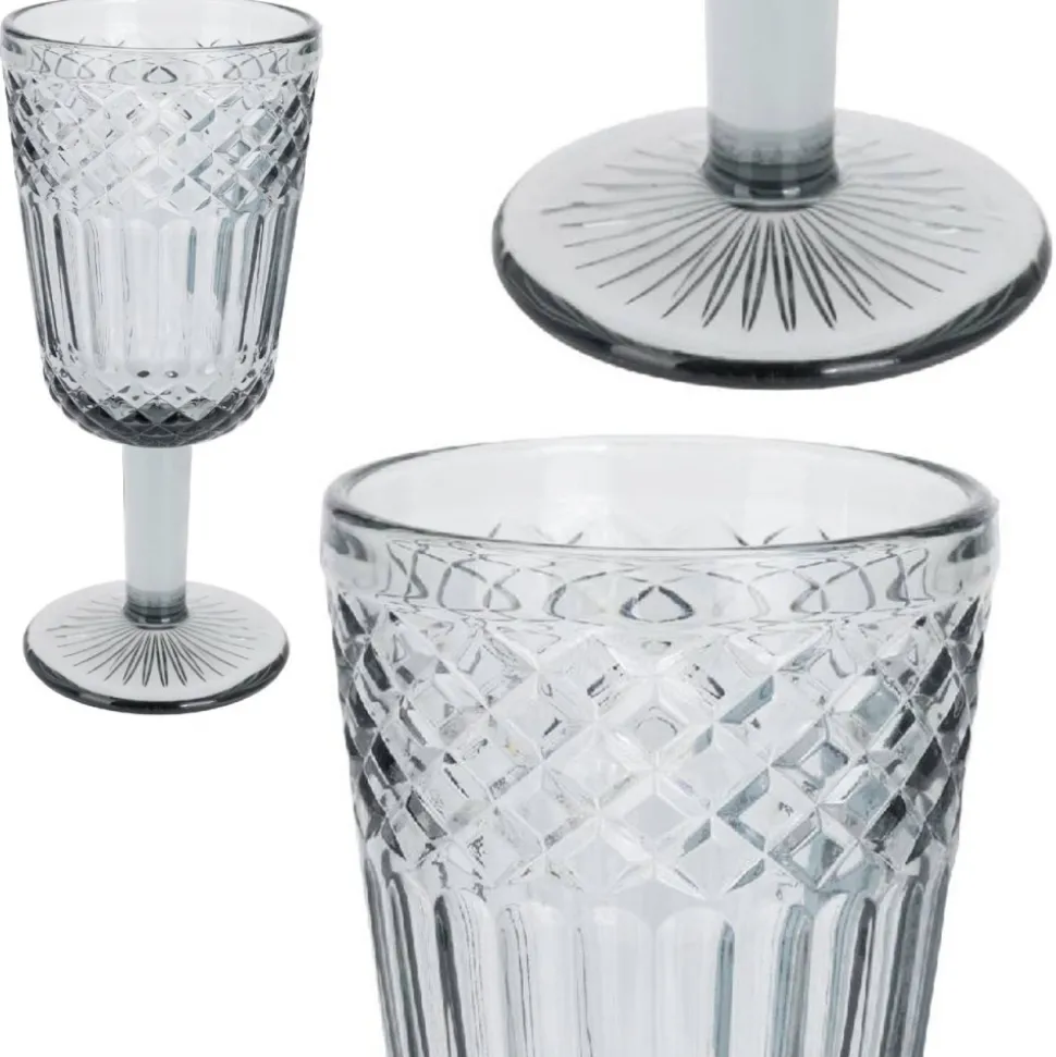Kieliszek do wina 300 ml – szary dymiony