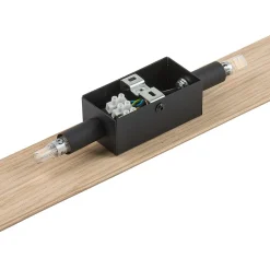 Kinkiet TAVOLA Brązowy Drewno 2xG9 80cm