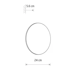 Kinkiet ARIA LED L beżowy 12W 3000K
