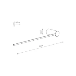 Kinkiet ARM Czarny 10W LED 4000K 65cm
