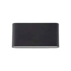 Kinkiet ARWENA M czarny 2xLED IP 54