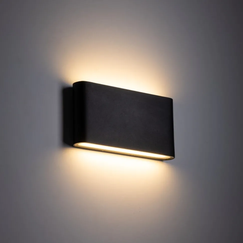 Kinkiet ARWENA M czarny 2xLED IP 54