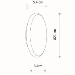 Kinkiet ASTRA LED chrom 8W 3000K