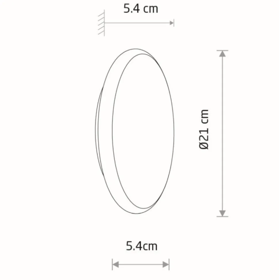 Kinkiet ASTRA LED chrom 8W 3000K