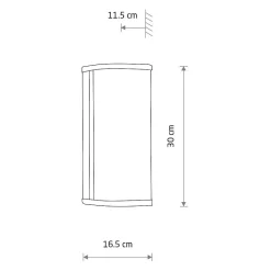 Kinkiet Łazienkowy PALMAS Złoty 15W LED 4000K IP44