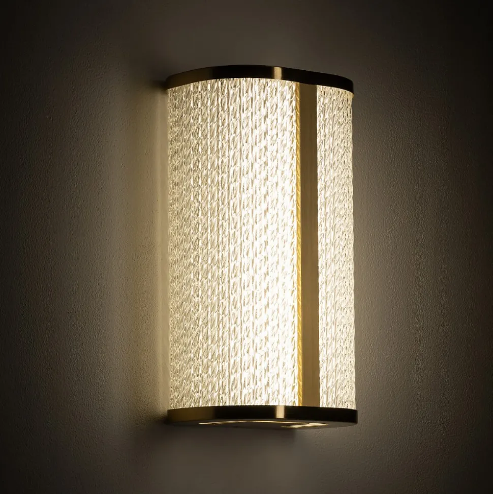 Kinkiet Łazienkowy PALMAS Złoty 15W LED 4000K IP44