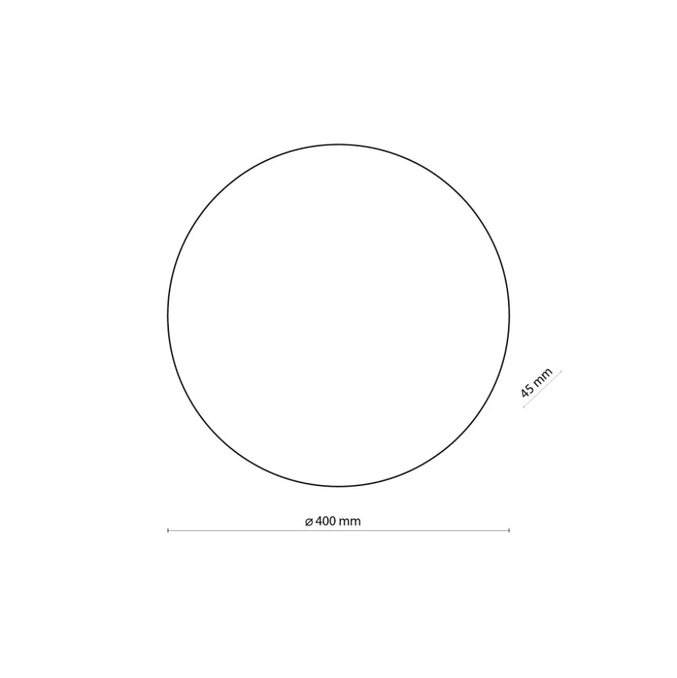 Kinkiet ścienny LUNA Złoty Okrągły 4xG9 40cm