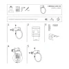 Kinkiet CIRCOLO Czarny 9W LED 3000K
