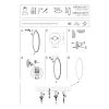 Kinkiet CIRCOLO Czarny 18W LED 3000K