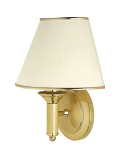 Kinkiet CLASSIC Złoty Ecru Abażur Mini 1xE27