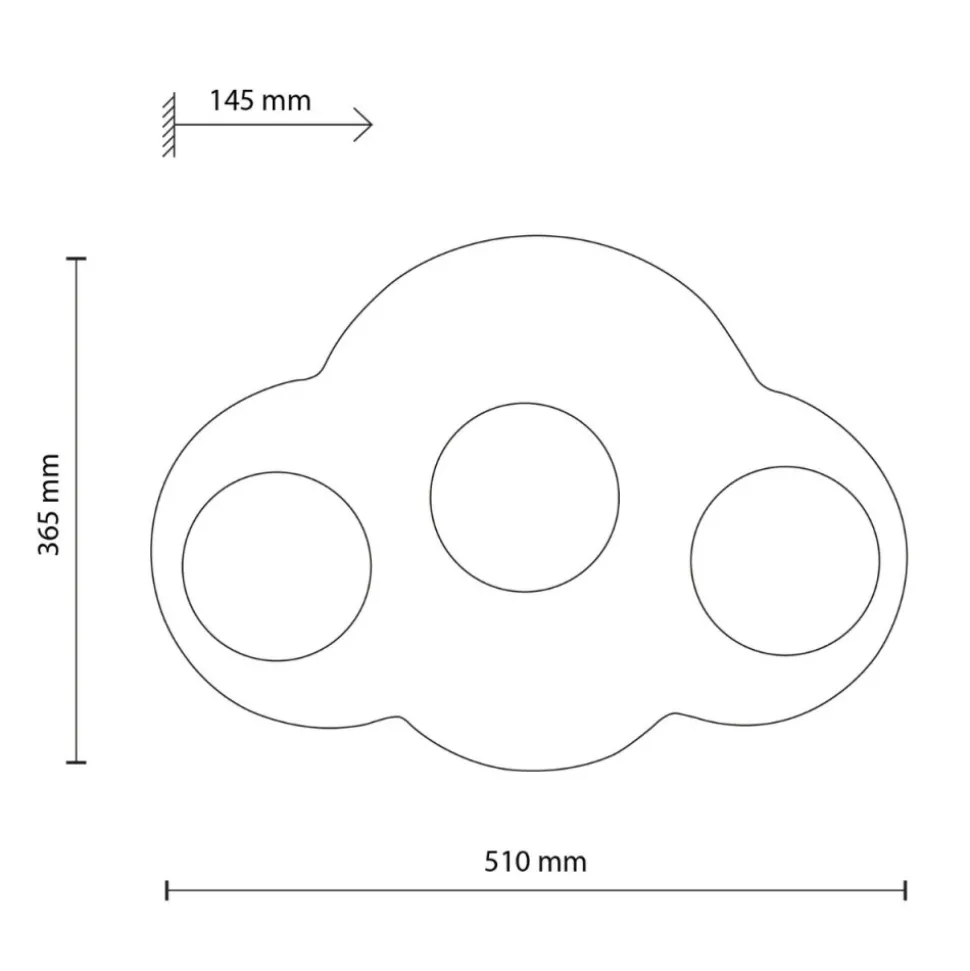 Kinkiet CLOUD NEW biały 3xG9