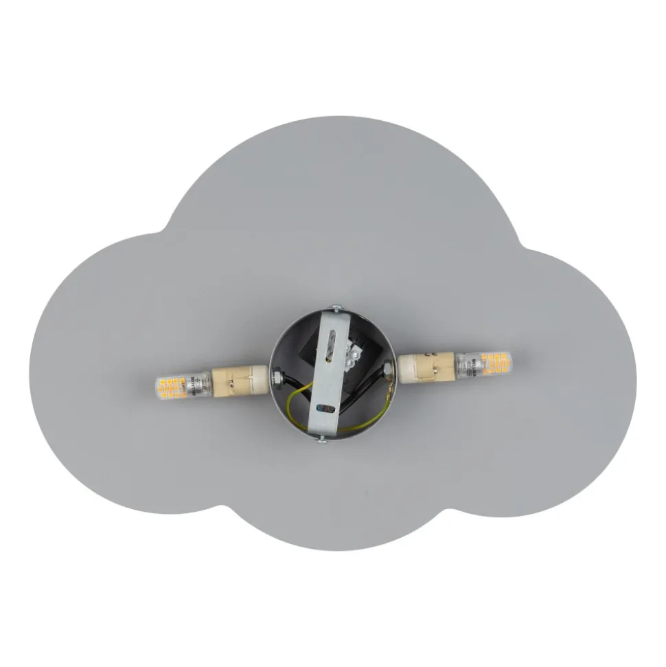Kinkiet CLOUD Szary 2xG9