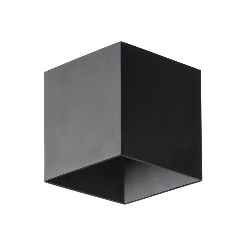 Kinkiet CUBE czarny 2xLED IP 54