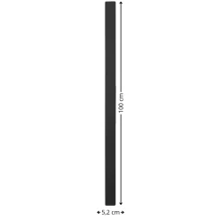 Kinkiet DEMI LED M czarny 18W 3000K IP54