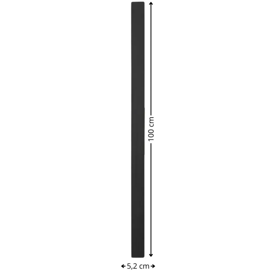 Kinkiet DEMI LED M czarny 18W 3000K IP54