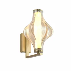 Kinkiet ELVA BRASS mosiądz 1xLED