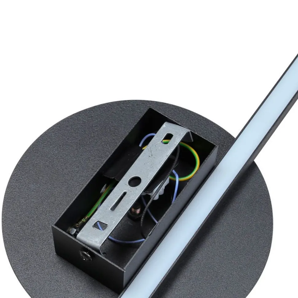 Kinkiet JAVA Czarny 24W LED 70cm