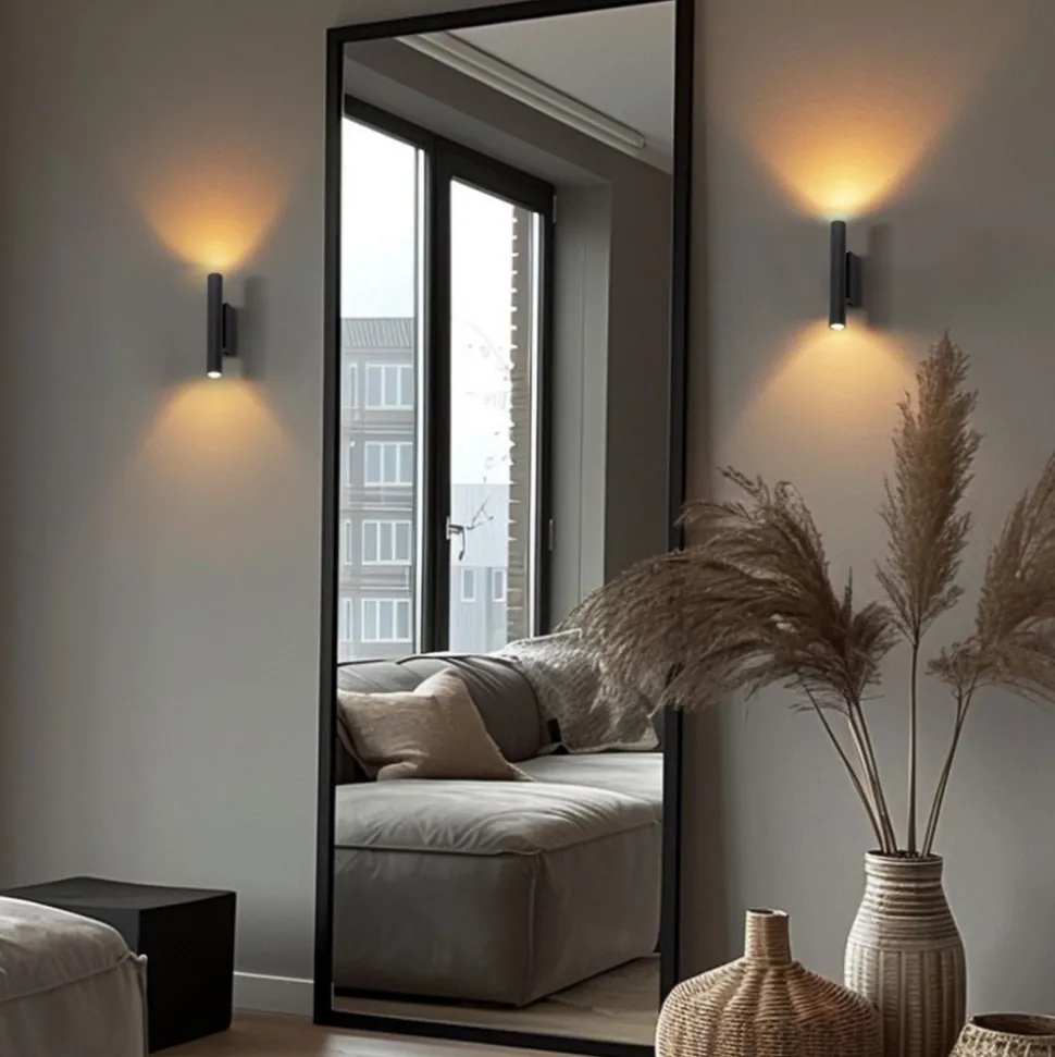 Kinkiet LAGOS czarny 2xG9