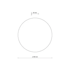 Kinkiet LUNA Czarny 6xG9 60cm