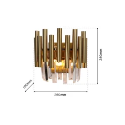 Kinkiet MADISON GOLD 2xE14