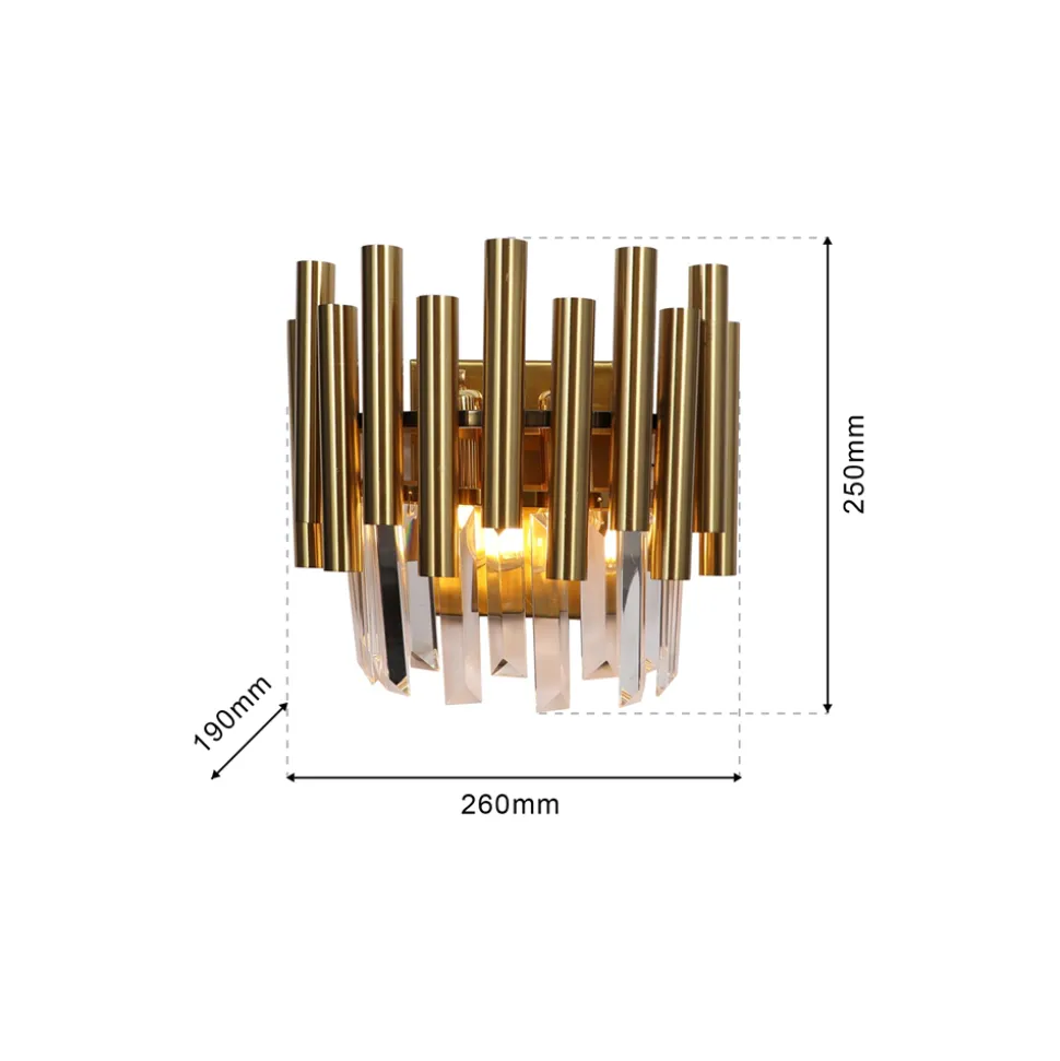 Kinkiet MADISON GOLD 2xE14