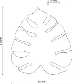 Kinkiet MONSTERA Beżowy 4xG9