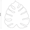 Kinkiet MONSTERA Czarny 4xG9