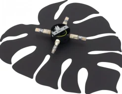 Kinkiet MONSTERA Czarny 4xG9