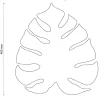 Kinkiet MONSTERA Miętowy 3xG9
