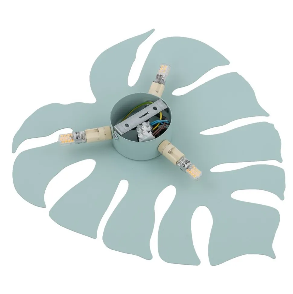 Kinkiet MONSTERA Miętowy 3xG9