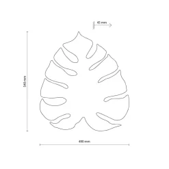 Kinkiet MONSTERA XL miętowy 4xG9