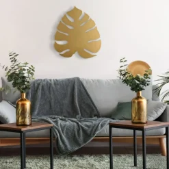 Kinkiet MONSTERA złoty 3xG9