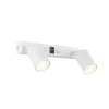 Kinkiet NEX biały 2xGU10 z portem USB