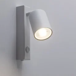 Kinkiet NEX biały 1xGU10 z wyłącznikiem