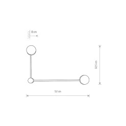 Kinkiet ORBIT P Czarny 2xGX53
