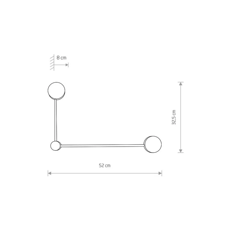 Kinkiet ORBIT P Czarny 2xGX53