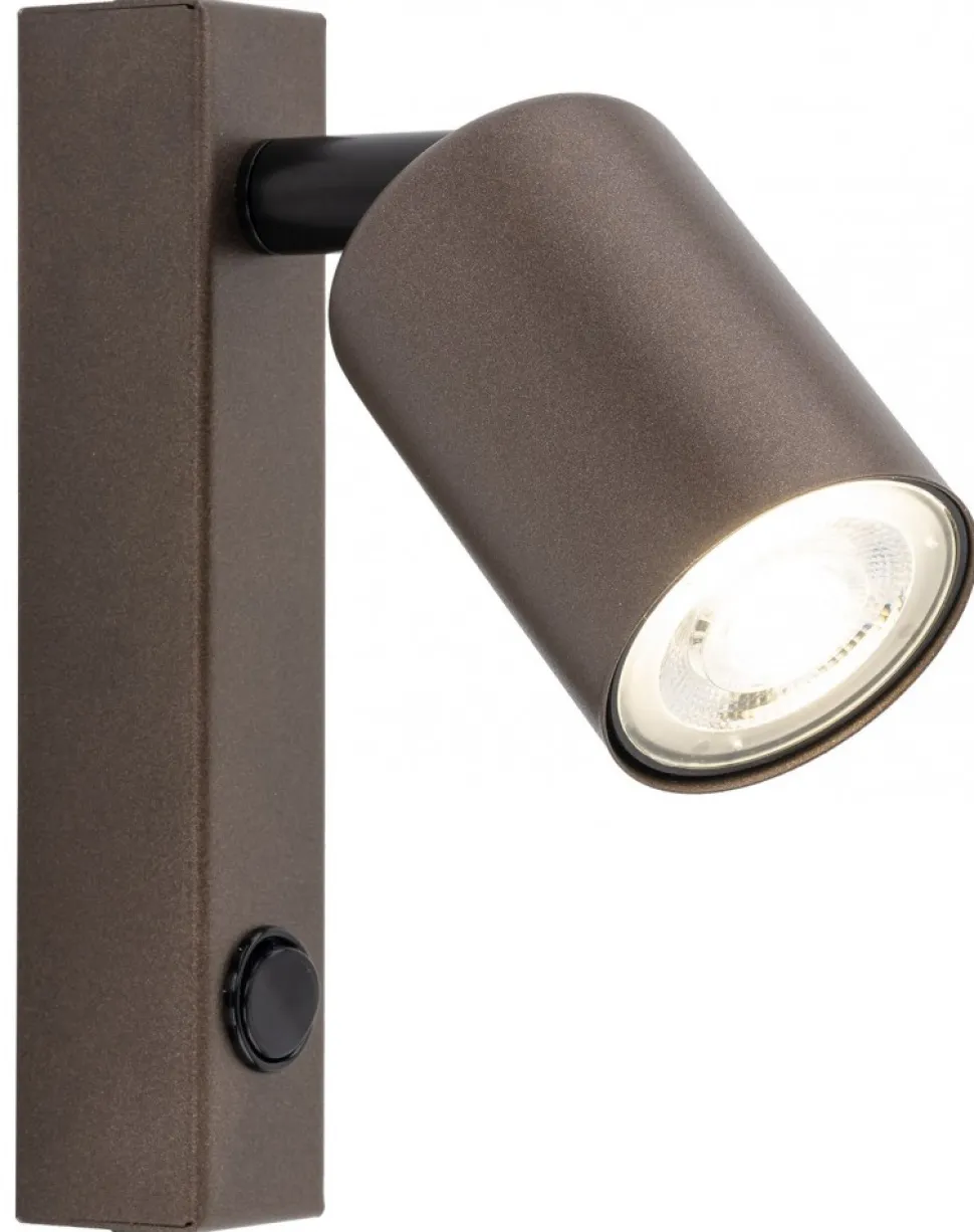 Kinkiet Regulowany TOP Brązowy 1xGU10